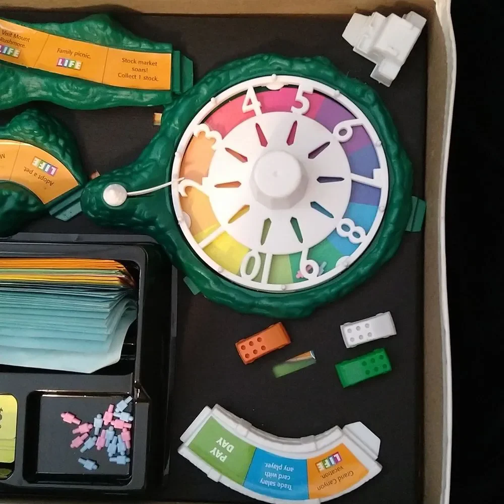 3 For $12 Sale! Vintage The Game of Life. Missing parts.